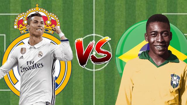 Epic VS! Ronaldo VS ALL LEGENDS!(Messi-Neymar-Mbappe-Pele-Maradona-Vs) смотреть онлайн