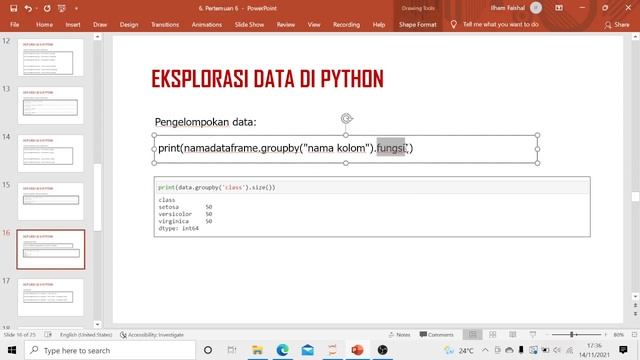 Praktikum Data Mining #6 : Eksplorasi Data di Python смотреть онлайн