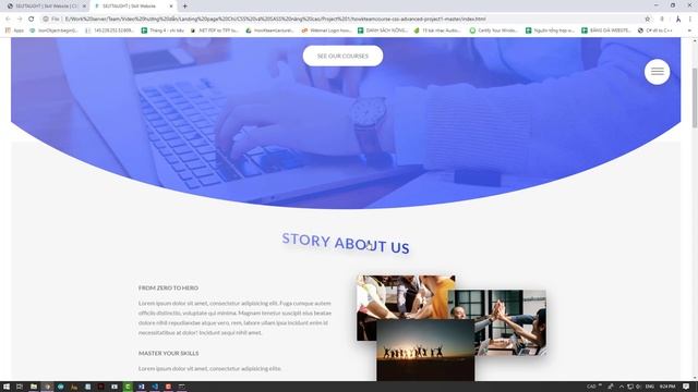 [Lập Trình CSS Và SASS Nâng Cao] - Bài 19: About Section P1 | HowKteam