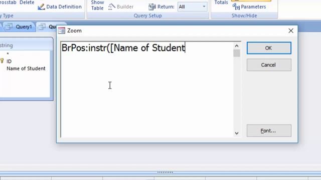 How to use Instring formula in ms access in hindi and english access me instring formula смотреть онлайн