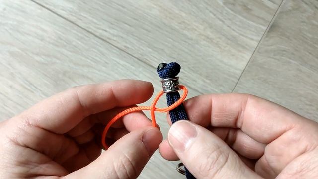 How to make Half Square Knot Spiral | Paracord key fob (lanyard) tutorial смотреть онлайн