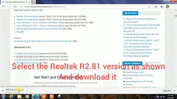 PC Realtek HD Audio Manager missing in control panel