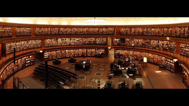 [ASMR/AMBIENCE] Library Ambience Sounds For Studying | 1 HOUR