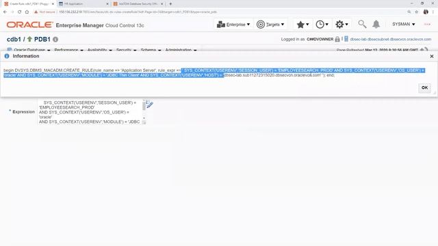 Database Vault Basics Part 1 - Enforcing a Trusted Path to Data смотреть онлайн