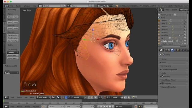 Frankenmeshing tutorial, creating a hairstyle for the Sims 4, part 1 смотреть онлайн