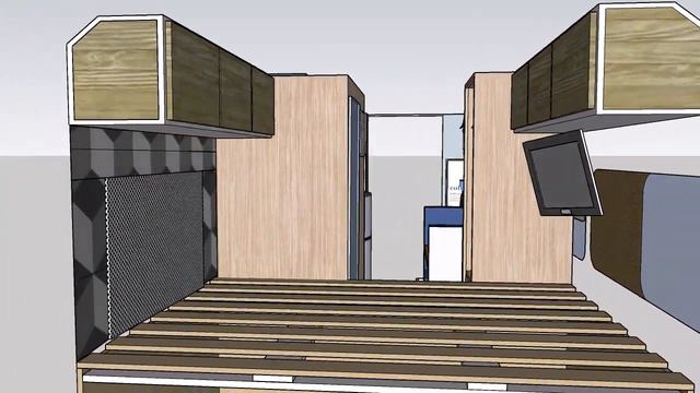 Modelado 3D MotorHome sprinter 413 Sketchup смотреть онлайн