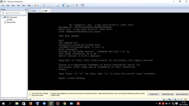 BASIC LINUX-CONFIGURE MAIL SERVER and WEB MAIL смотреть онлайн