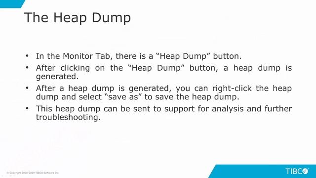 TIBCO Jaspersoft: VisualVM - How to Generate a Heap or Thread Dump смотреть онлайн