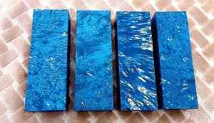 Изготовление невероятно  красивого материала  для рукояти ножа . Стабилизированный Кап Клёна