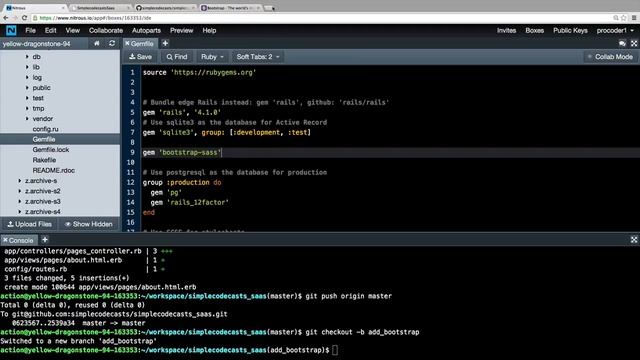 91. Ruby on rails tutorial (Rails App): Bootstrap Gem смотреть онлайн