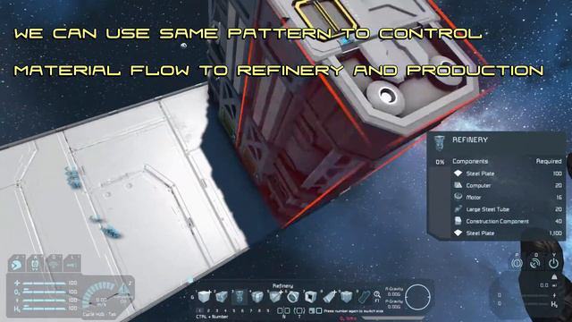 Space Engineers - How to make analog item sorting without using scripts смотреть онлайн