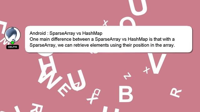Android : SparseArray vs HashMap смотреть онлайн