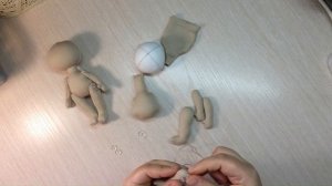 МК + выкройка Текстильная кукла-брелок. Часть1. Тело..mp4