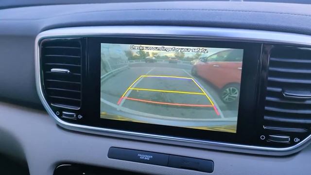 Testing Kia 360-degree camera system and sensors (car Kia Sportage 2020) смотреть онлайн