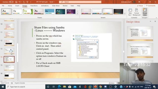 Configuration Of Samba ,File Sharing In Samba From Linux To Windows,DNSmasq Configuration -Rosha