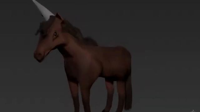 3d Model Dark Horse Unicorn смотреть онлайн