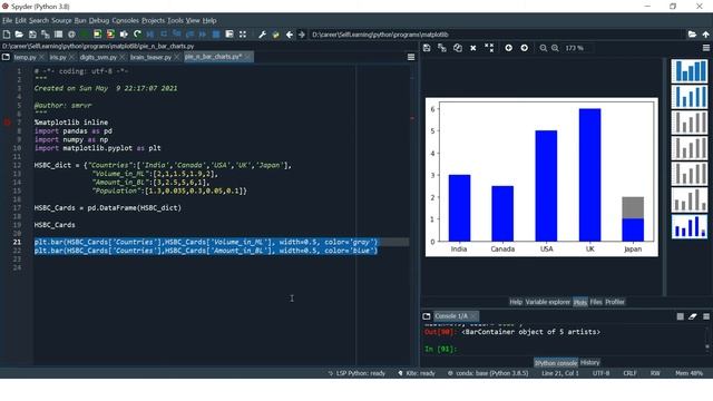 Bar Chart | Bar Graph | Stacked Bar Chart | Bar Graphs in Python Using Matplotlib|Stacked Bar Chart смотреть онлайн