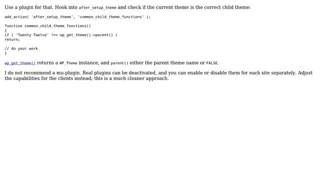 Wordpress: One Child Functions.php for Multiple Child Themes (4 Solutions!!) смотреть онлайн