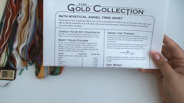 101 Юбка под елку Dimensions Mystical Angel Tree Skirt /обзор/ подготовка / первые продвижения смотреть онлайн
