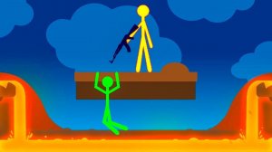 СТОЙ, НЕ СТРЕЛЯЙ! ПОПАЛСЯ В ОПАСНУЮ ЛОВУШКУ! САМЫЕ УГАРНЫЕ БОИ СТИКМЕНОВ В STICK FIGHT