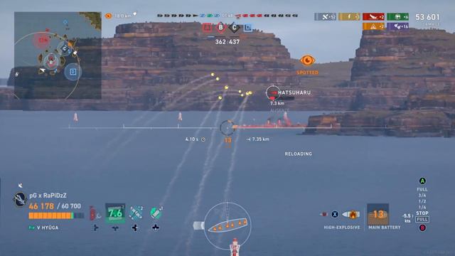 Hyuga is perfectly balanced in World of Warships Legends смотреть онлайн