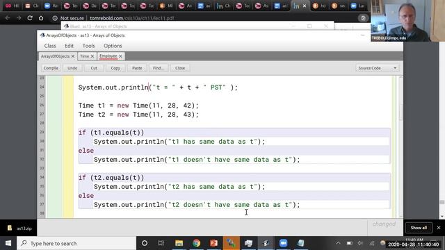 as13 - 3. Bonus Points - toString, equals and compareTo смотреть онлайн