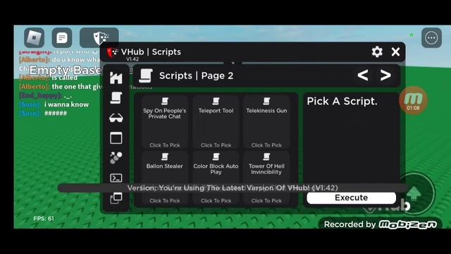 New Script Vhub V1.42 Op Arceus x/Fluxus/Delta Android 2023 смотреть онлайн