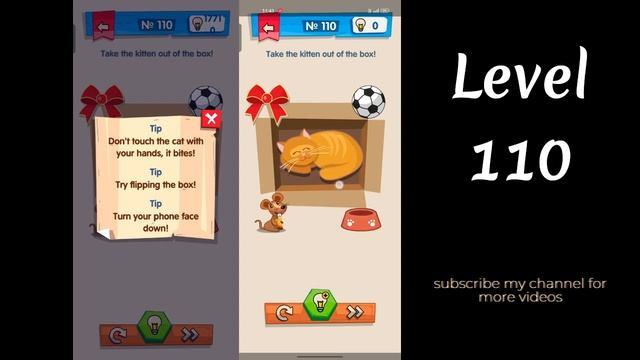 IQ Boost Level 110 Take the kitten out of the box! смотреть онлайн