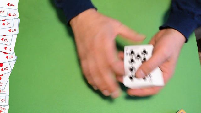 The Erdnase system of cull shuffling. Сбор и подтасовка карт со стола. смотреть онлайн