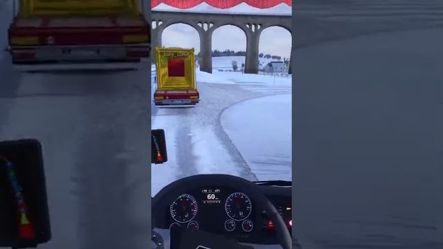Sorry, winter mod - ETS 2 #shorts смотреть онлайн