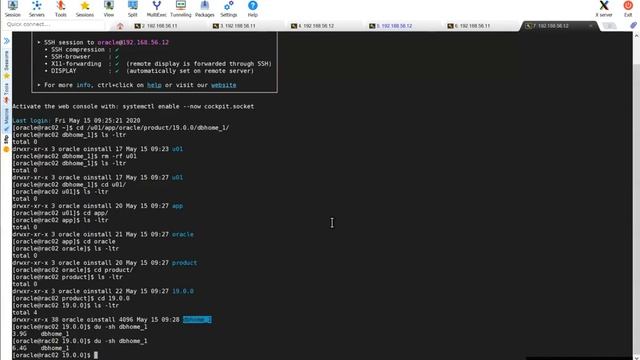 Oracle 19c RAC ORACLE_HOME Installation and Two Node RAC Database Creation on OEL8.2 смотреть онлайн