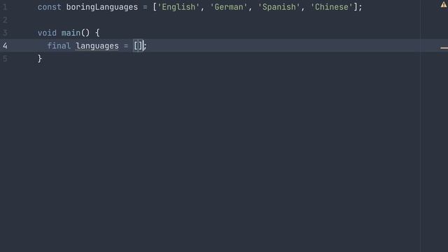 Dart Burst - Creating a List With Initial Items смотреть онлайн