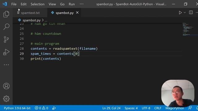 PyLog009 - Spam Bot trong 15p với Python смотреть онлайн