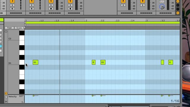 Упражнение #1 | Игра на клавиатуре для Ритма, Грува и Мелодии. Ableton live 11. смотреть онлайн