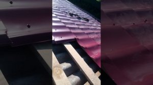 Монтаж металлочерепицы на старый шифер