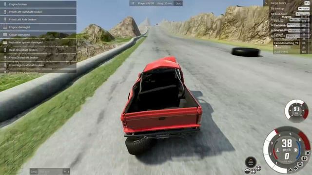Can I Survive An AVALANCHE Of Giant Hockey Pucks In BeamNG? смотреть онлайн
