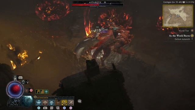 Diablo 4 | Act II Boss Fight: Astaroth | Necromancer Gameplay смотреть онлайн