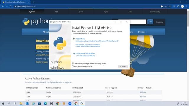 Python Installation in windows PC смотреть онлайн