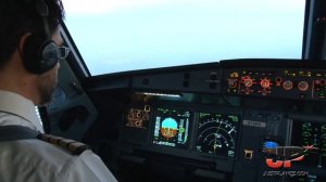 Piloting Airbus A320 from Madinah to Sharjah | Cockpit Views