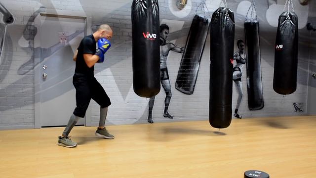 30 Minute Boxing Heavy Bag HIIT Workout Round 3