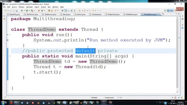Java Programming 21-01-2019 смотреть онлайн