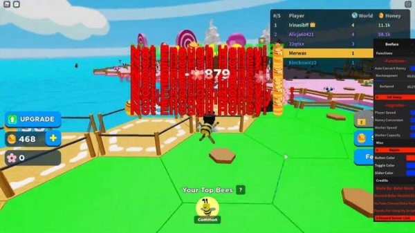 New BEST Beeface Script/Hack! Auto Sell, Auto Upgrade, Infinite Jump and more!!