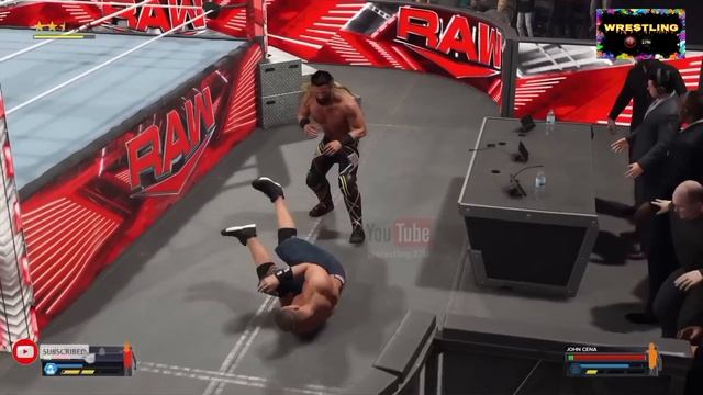 John Cena Vs Seth Rollins wwe raw game Play - WWE 2K23 PS5 GAME PLAY смотреть онлайн