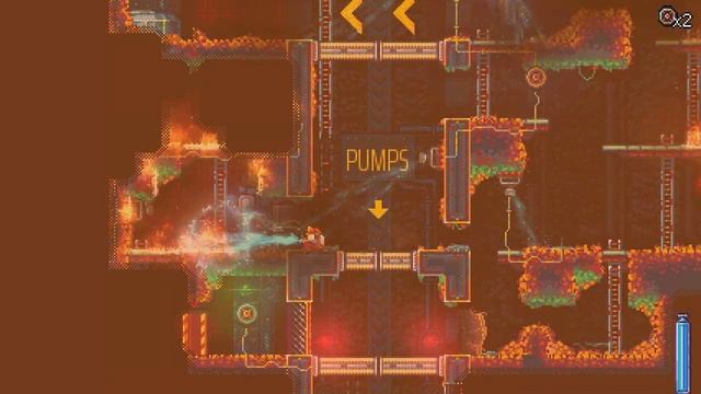 Nuclear Blaze Playthrough (Saving Cats and Chair Boss Fight) смотреть онлайн
