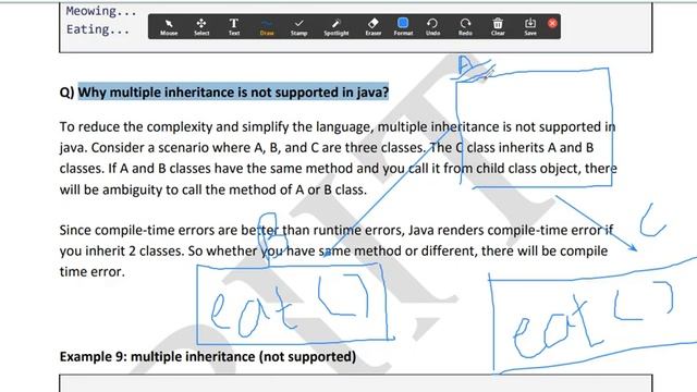WK 11-13 why multiple inheritance is not supported in java? смотреть онлайн