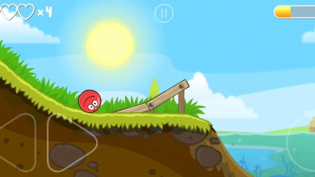 НОВЫЙ КРАСНЫЙ ШАР 4. Красный Шар против чорного квадрата на Игрули Games. RED BALL 4 смотреть онлайн