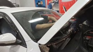 Замена лобового стекла на Белке (Шкода Октавия)