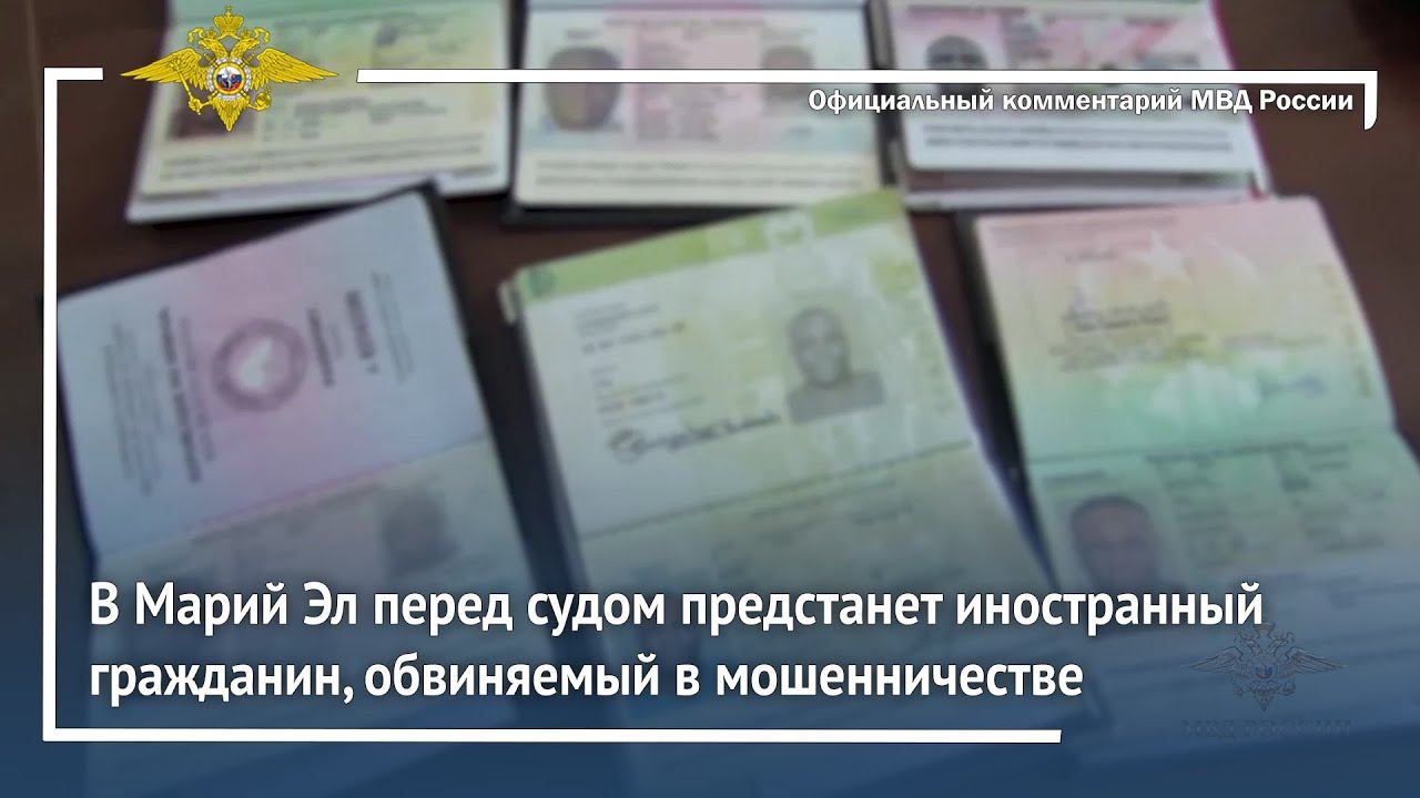 Ирина Волк: В Марий Эл перед судом предстанет иностранный гражданин, обвиняемый в мошенничестве смотреть онлайн