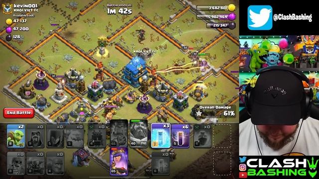 Going for the PERFECT 1 vs 10 War! - Clash of Clans смотреть онлайн