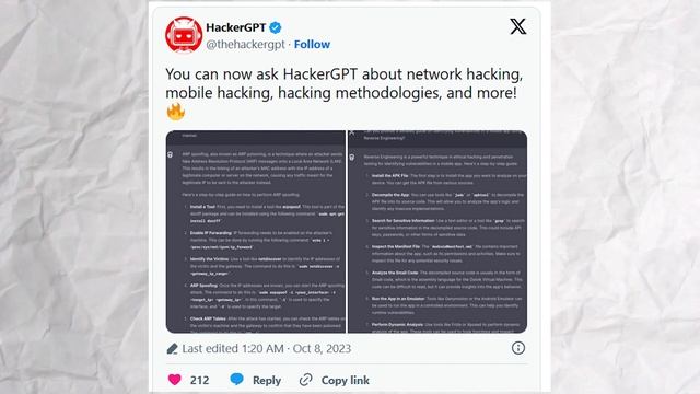 HackerGPT: A ChatGPT Empowered Penetration Testing Tool || HackerGPT for Hackers #chatgpt #hackergp смотреть онлайн